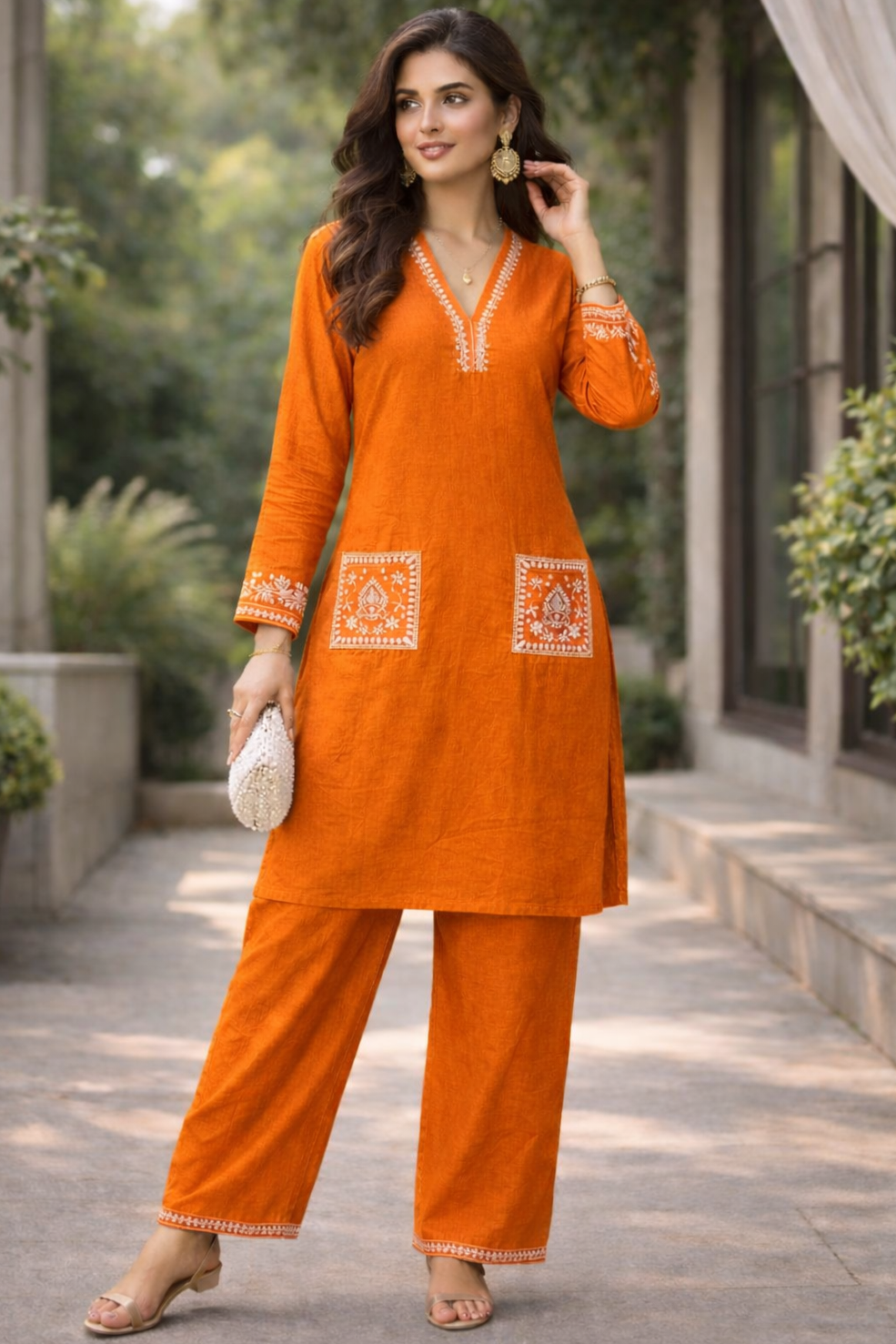 Amber Grace Embroidered Kurta Set