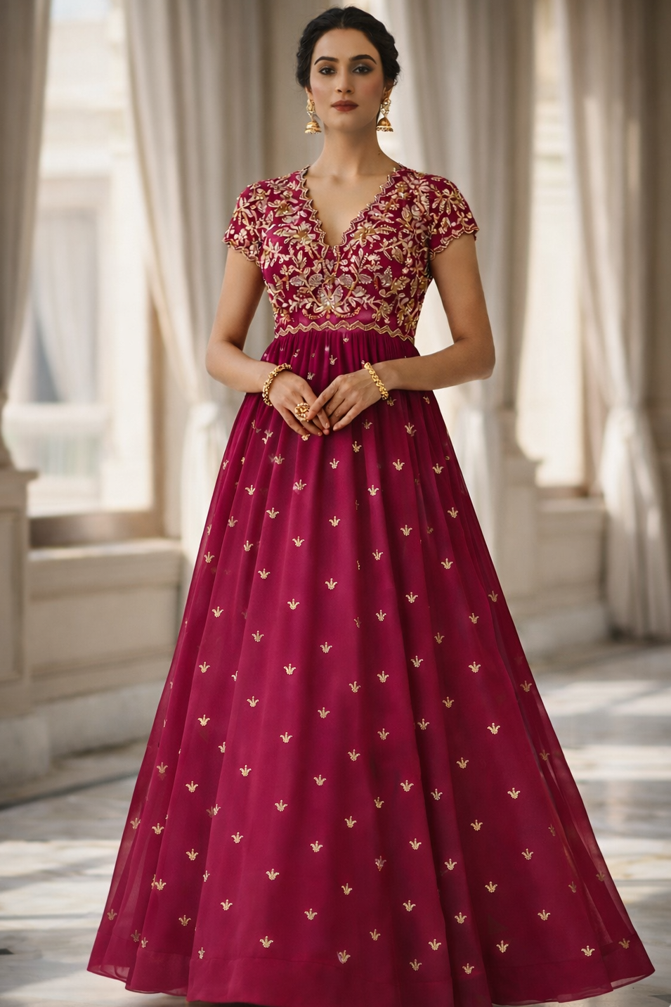 Zarmin Royale Handcrafted Anarkali